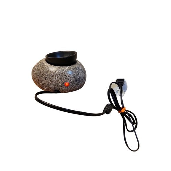 Scentsy Zen Rock Electric Wax Warmer Grey Stone with Warmer (Retired) - Picture 2 of 2